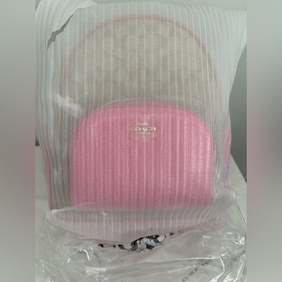 NWT Coach Court Backpack In Signature Canvas— “Barbie” Pink - Picture 5 of 7